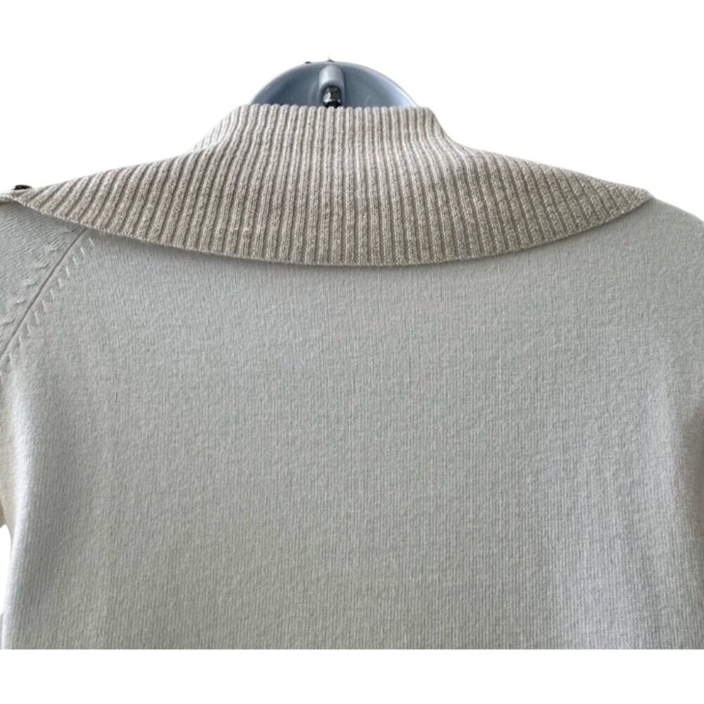 No Boundaries Womens Medium Off-White Sweater Dress - Picture 9 of 10